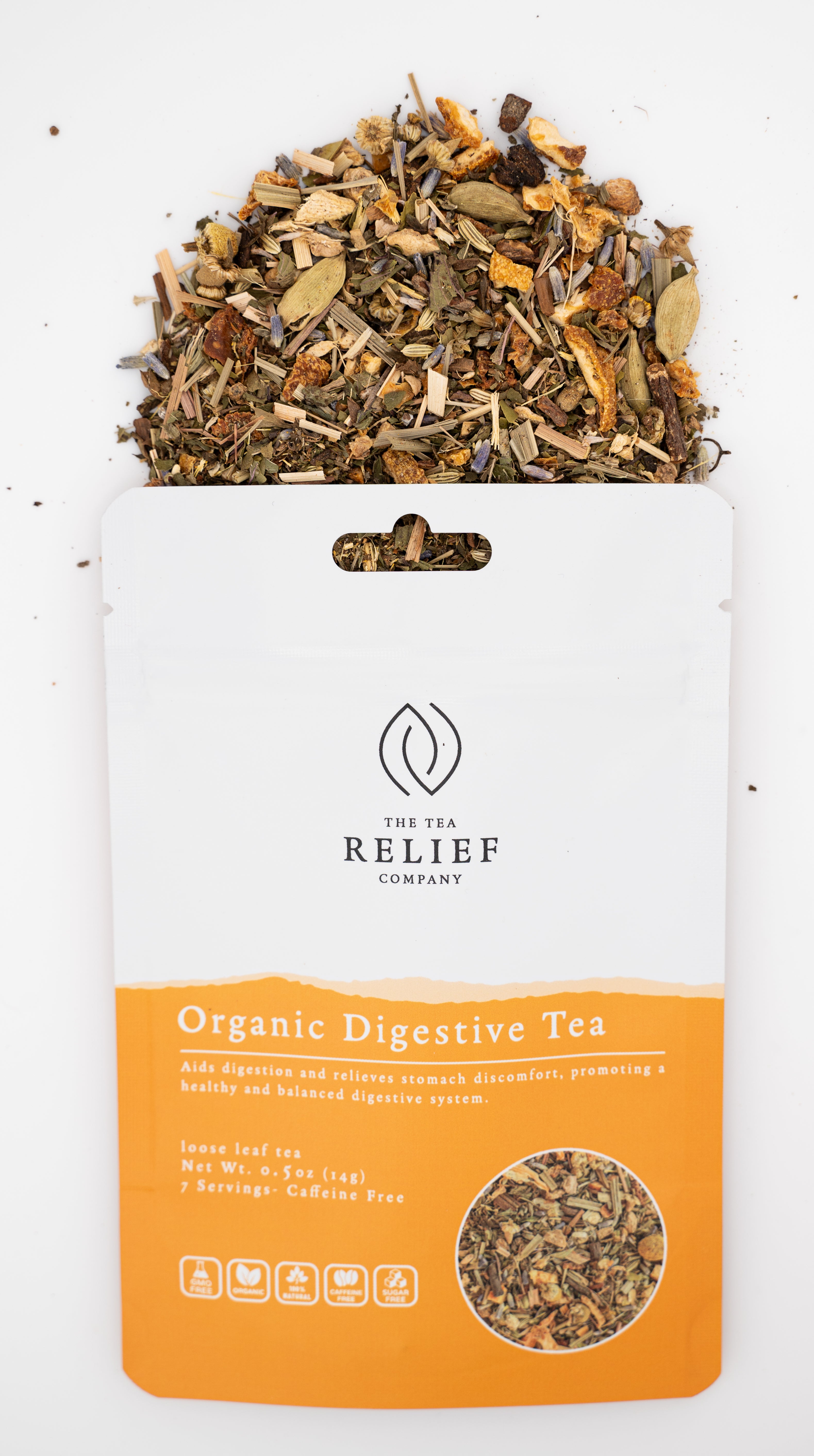 Organic Digestion Tea 0.5 Oz Sample Pack