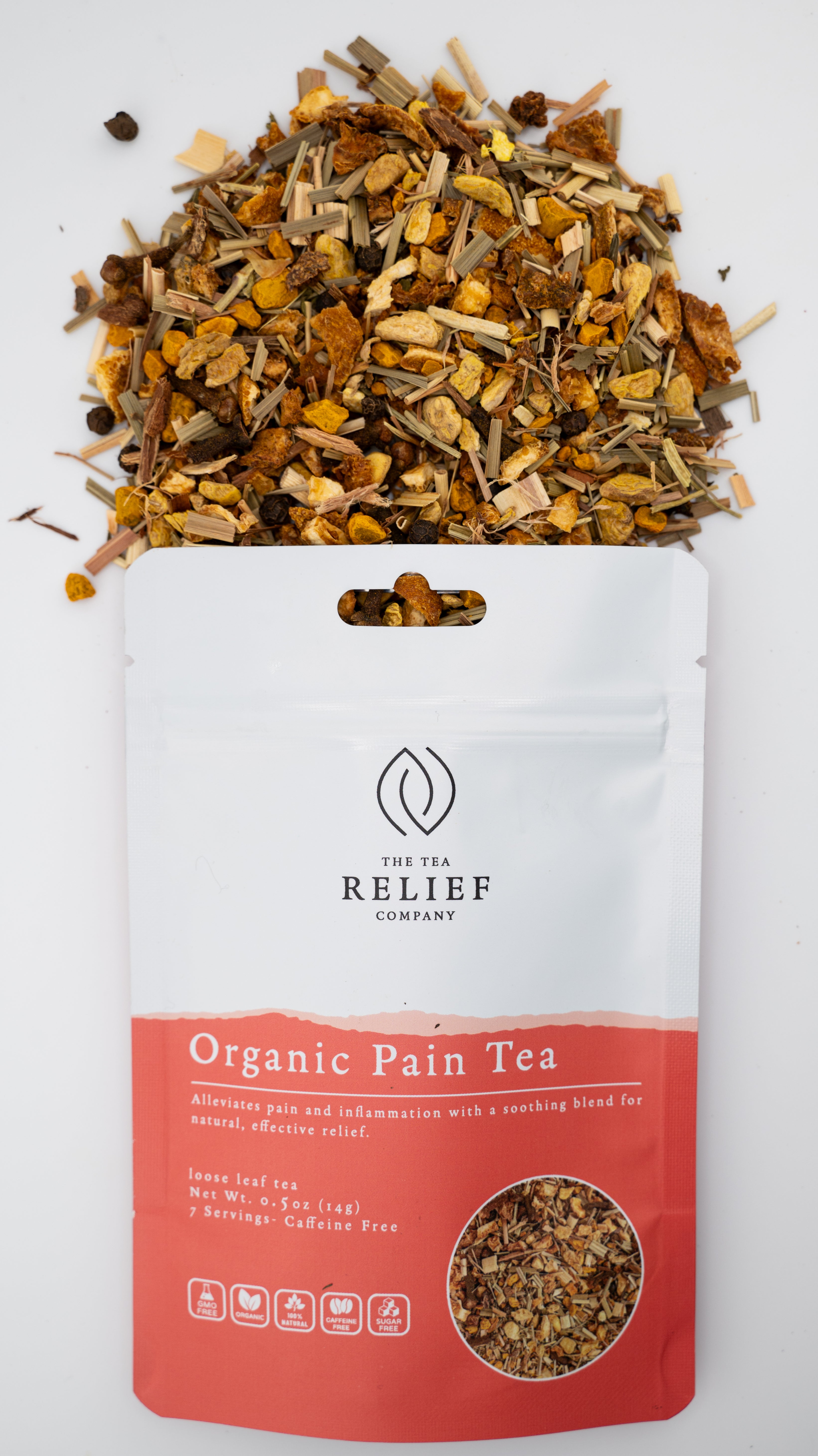 Organic Pain Tea 0.5 Oz Sample Pack