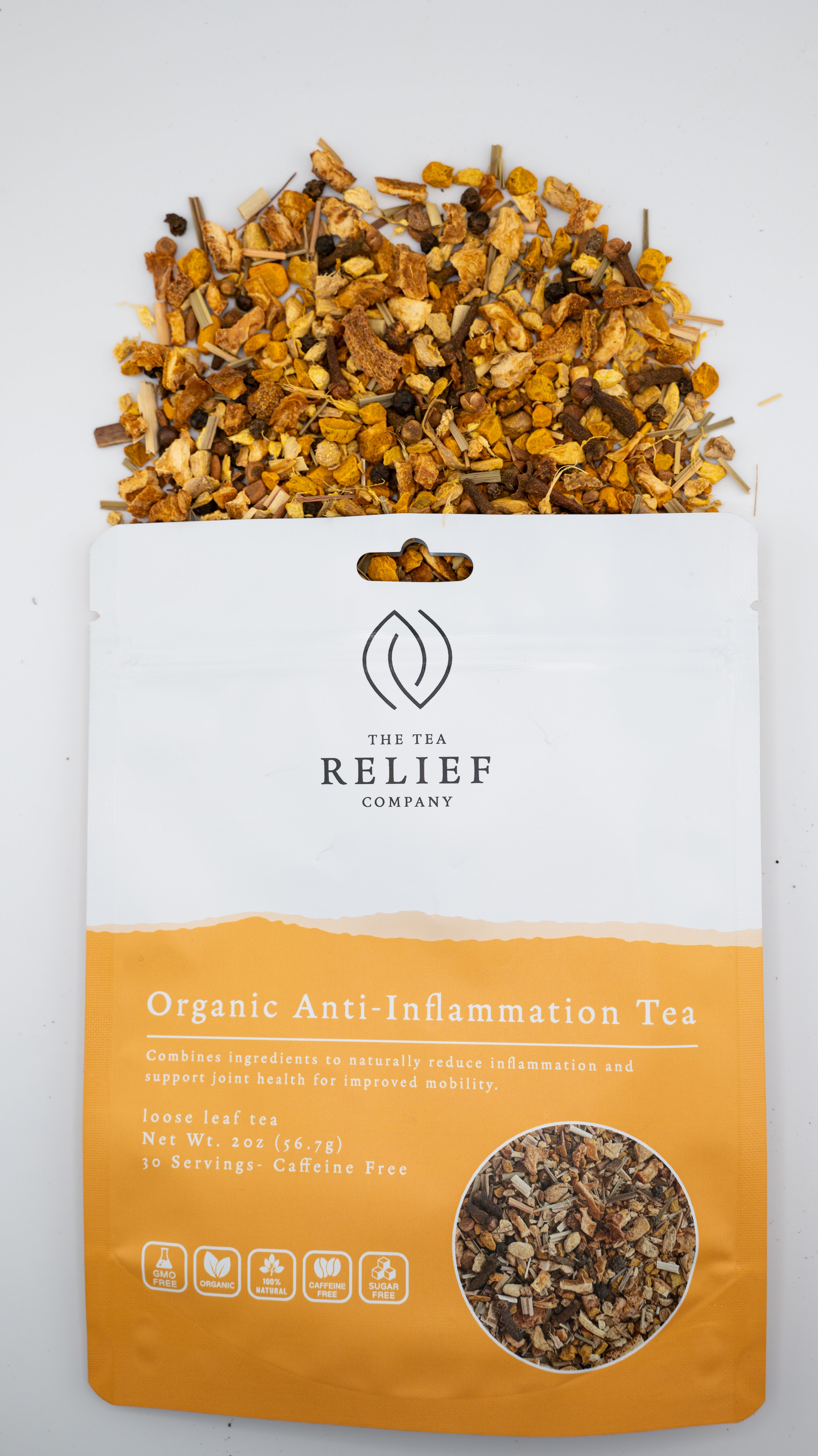 Organic Anti-Inflammatory Tea 0.5 Oz Sample Pack