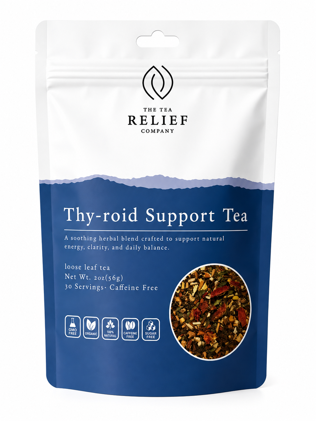 Thy-roid Support Tea loose leaf pouch by The Tea Relief Company