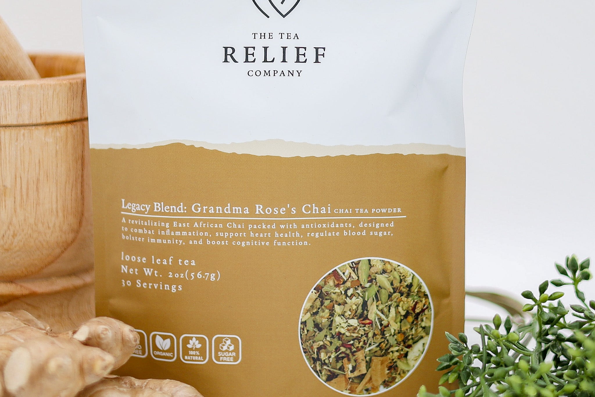 Grandma Rose's Chai | Herbal Tea Blends | The Tea Relief Company