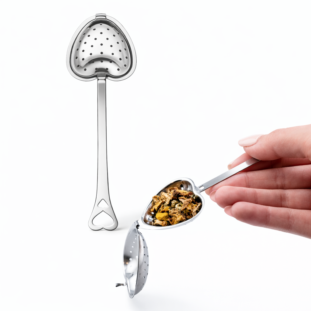 Heart-Shaped Tea Infuser Spoon